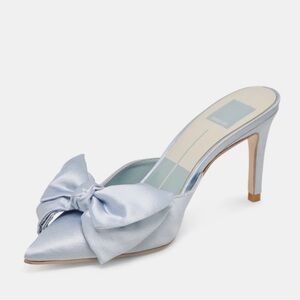 Dolce Vita Kayli Light Blue Satin Bow Heel; Size 7.5; Worn once